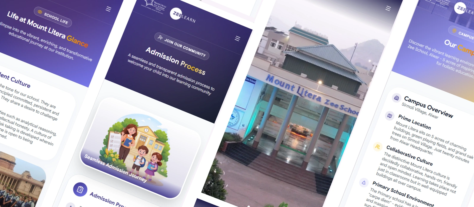 Campus life gallery — classrooms, sports and activities at Mount Litera Zee School Alwar
