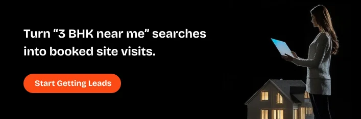 Turn “3 BHK near me” searches into booked site visits — start getting leads with BoostronixX