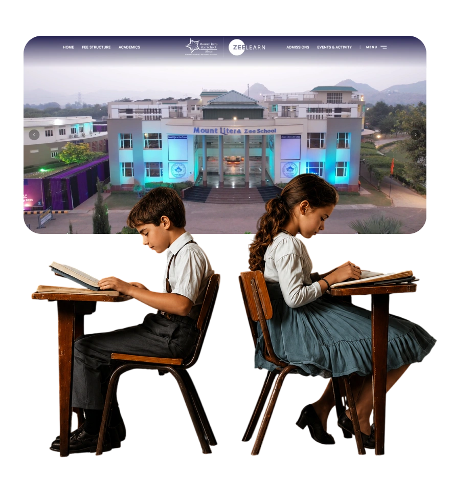 Start a school website project with BoostronixX — Mount Litera Zee School case study