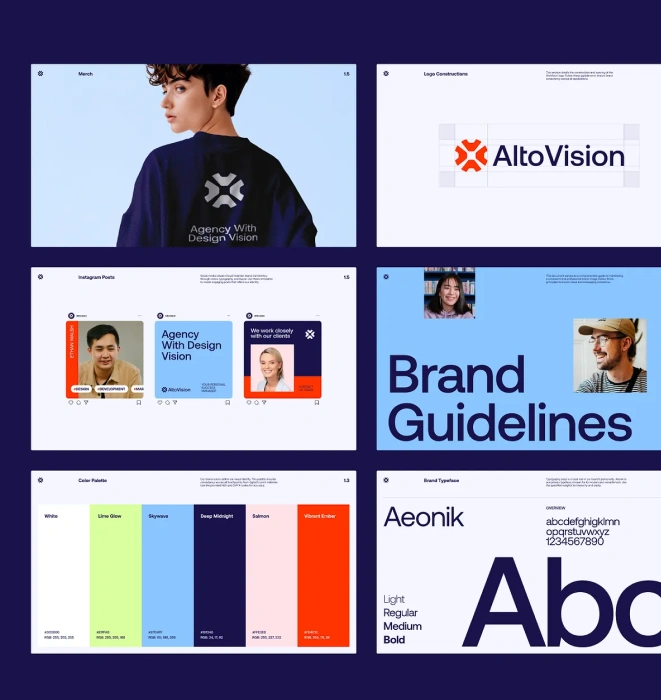 Brand identity design mockup one