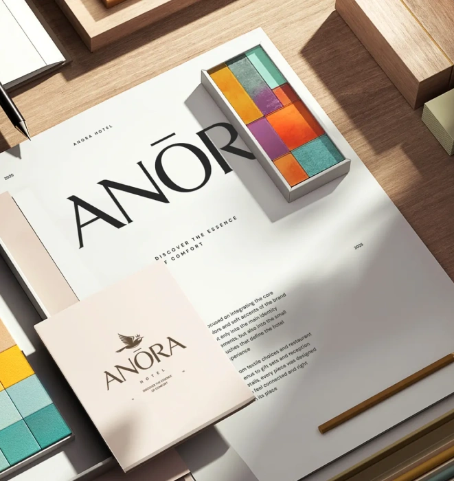 Brand identity design mockup four