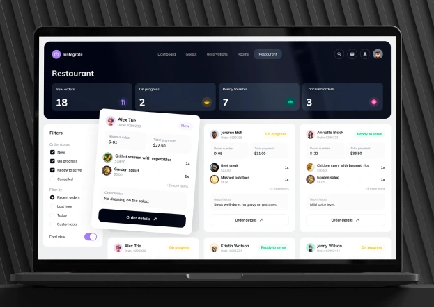 SaaS mobile app screen one